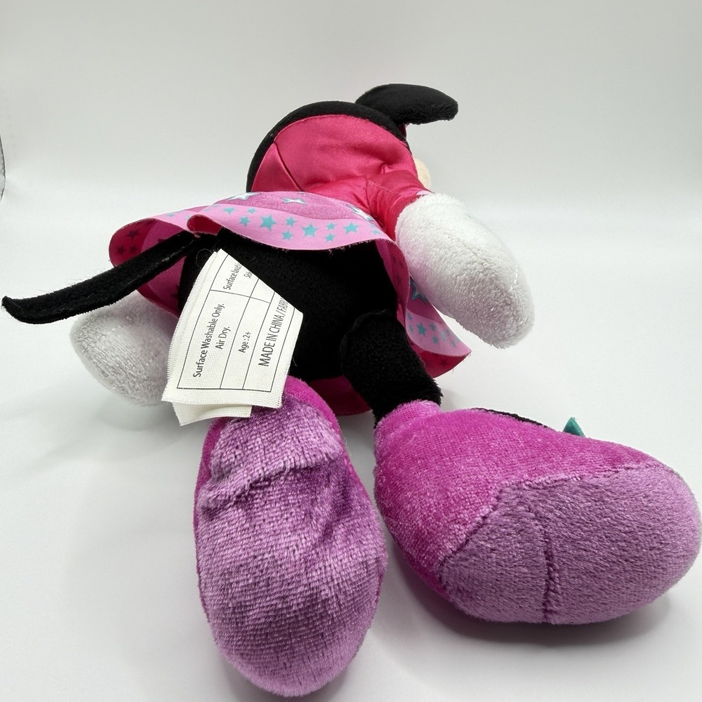 Disney Junior Minnie Mouse Pop Star Plush 10"‎ Just Play Pink Dress Purple Shoes - Picture 7 of 12